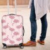 Tropical Flamingo Hawaiian Floral Pattern Print Luggage Cover Protector-grizzshop