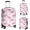 Tropical Flamingo Hawaiian Floral Pattern Print Luggage Cover Protector-grizzshop