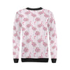 Tropical Flamingo Hawaiian Floral Pattern Print Women Crewneck Sweatshirt-grizzshop