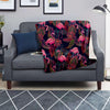 Tropical Flamingo Hawaiian Print Blanket-grizzshop