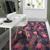 Tropical Flamingo Hawaiian Print Floor Mat-grizzshop