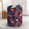 Tropical Flamingo Hawaiian Print Laundry Basket-grizzshop