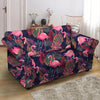 Tropical Flamingo Hawaiian Print Loveseat Cover-grizzshop