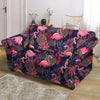 Tropical Flamingo Hawaiian Print Loveseat Cover-grizzshop