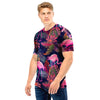 Tropical Flamingo Hawaiian Print Men T Shirt-grizzshop