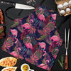 Tropical Flamingo Hawaiian Print Men's Apron-grizzshop