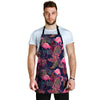 Tropical Flamingo Hawaiian Print Men's Apron-grizzshop