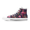 Tropical Flamingo Hawaiian Print Men's High Top Shoes-grizzshop