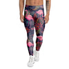 Tropical Flamingo Hawaiian Print Men's Leggings-grizzshop