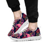 Tropical Flamingo Hawaiian Print Men's Sneakers-grizzshop