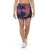 Tropical Flamingo Hawaiian Print Mini Skirt-grizzshop