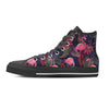 Tropical Flamingo Hawaiian Print Women's High Top Shoes-grizzshop