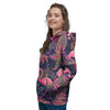 Tropical Flamingo Hawaiian Print Women's Hoodie-grizzshop