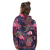 Tropical Flamingo Hawaiian Print Women's Hoodie-grizzshop