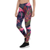 Tropical Flamingo Hawaiian Print Women's Leggings-grizzshop