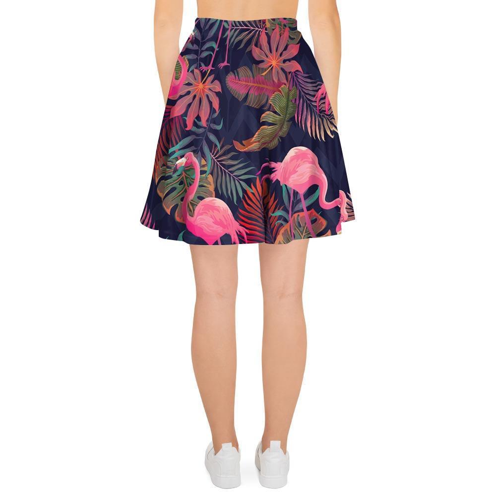 Tropical Flamingo Hawaiian Print Women's Skirt-grizzshop