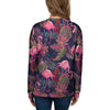 Tropical Flamingo Hawaiian Print Women's Sweatshirt-grizzshop