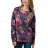 Tropical Flamingo Hawaiian Print Women's Sweatshirt-grizzshop