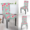 Tropical Flamingo Hibiscus Hawaiian Floral Pattern Print Chair Cover-grizzshop