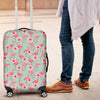 Tropical Flamingo Hibiscus Hawaiian Floral Pattern Print Luggage Cover Protector-grizzshop