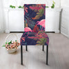 Tropical Flamingo Palm Leaves Hawaiian Floral Pattern Print Chair Cover-grizzshop