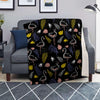 Tropical Flamingo Print Blanket-grizzshop