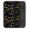 Tropical Flamingo Print Car Console Cover-grizzshop