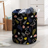 Tropical Flamingo Print Laundry Basket-grizzshop