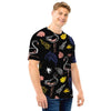 Tropical Flamingo Print Men T Shirt-grizzshop