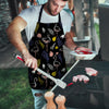 Tropical Flamingo Print Men's Apron-grizzshop