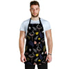 Tropical Flamingo Print Men's Apron-grizzshop