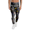 Tropical Flamingo Print Men's Leggings-grizzshop