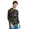 Tropical Flamingo Print Men's Sweatshirt-grizzshop