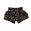 Tropical Flamingo Print Muay Thai Boxing Shorts-grizzshop