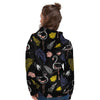 Tropical Flamingo Print Women's Hoodie-grizzshop