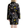 Tropical Flamingo Print Women's Robe-grizzshop