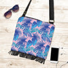 Tropical Floral Hawaiian Palm Leaves Pattern Print Crossbody Bags-grizzshop