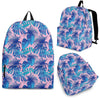 Tropical Floral Hawaiian Palm Leaves Pattern Print Premium Backpack-grizzshop