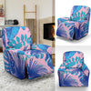 Tropical Floral Hawaiian Palm Leaves Pattern Print Recliner Cover-grizzshop