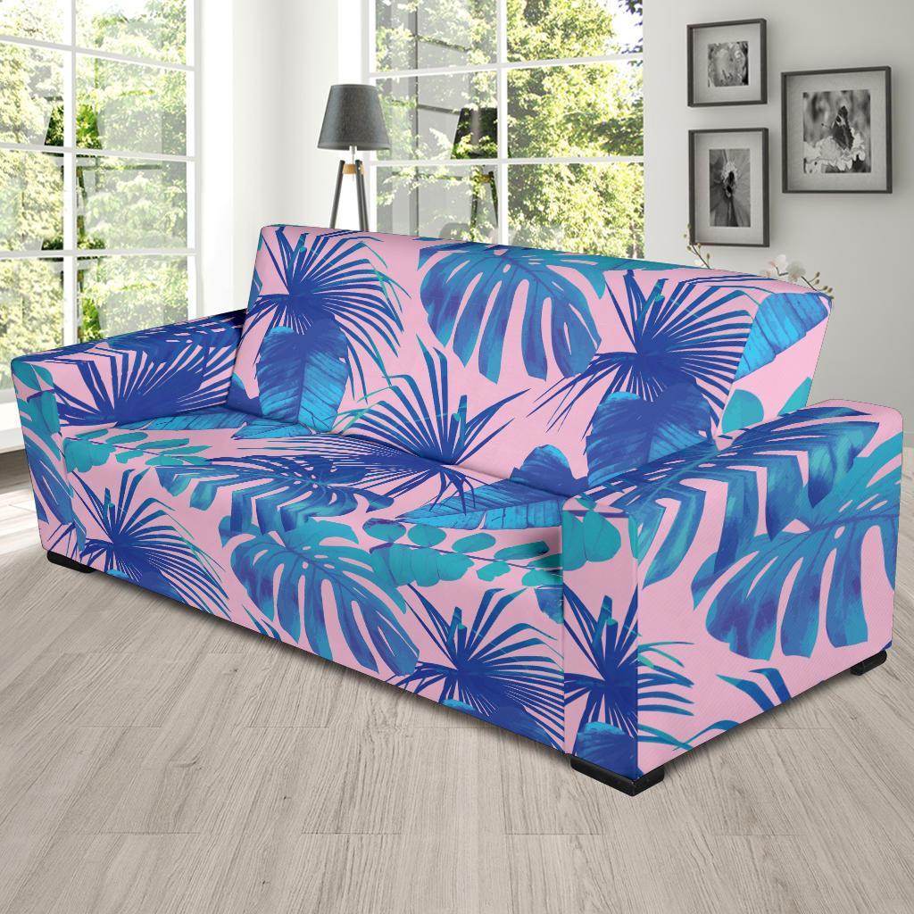 Tropical Floral Hawaiian Palm Leaves Pattern Print Sofa Covers-grizzshop