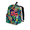Tropical Floral Pineapple Print Backpack-grizzshop