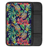 Tropical Floral Pineapple Print Car Console Cover-grizzshop