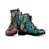 Tropical Floral Pineapple Print Men's Boots-grizzshop