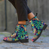 Tropical Floral Pineapple Print Men's Boots-grizzshop