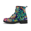 Tropical Floral Pineapple Print Men's Boots-grizzshop