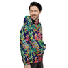 Tropical Floral Pineapple Print Men's Hoodie-grizzshop