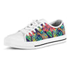 Tropical Floral Pineapple Print Men's Low Top Shoes-grizzshop