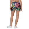 Tropical Floral Pineapple Print Mini Skirt-grizzshop