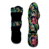 Tropical Floral Pineapple Print Muay Thai Shin Guard-grizzshop