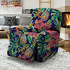 Tropical Floral Pineapple Print Recliner Cover-grizzshop